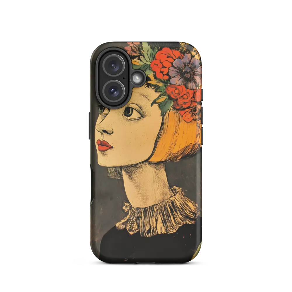 Whimsical Floral Crown | Phone Case |  16 | Tough Case | Matte