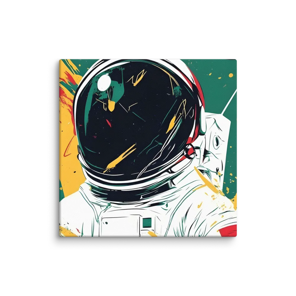 Galactic Explorer: A Modern Odyssey | Canvas | 6″×6″