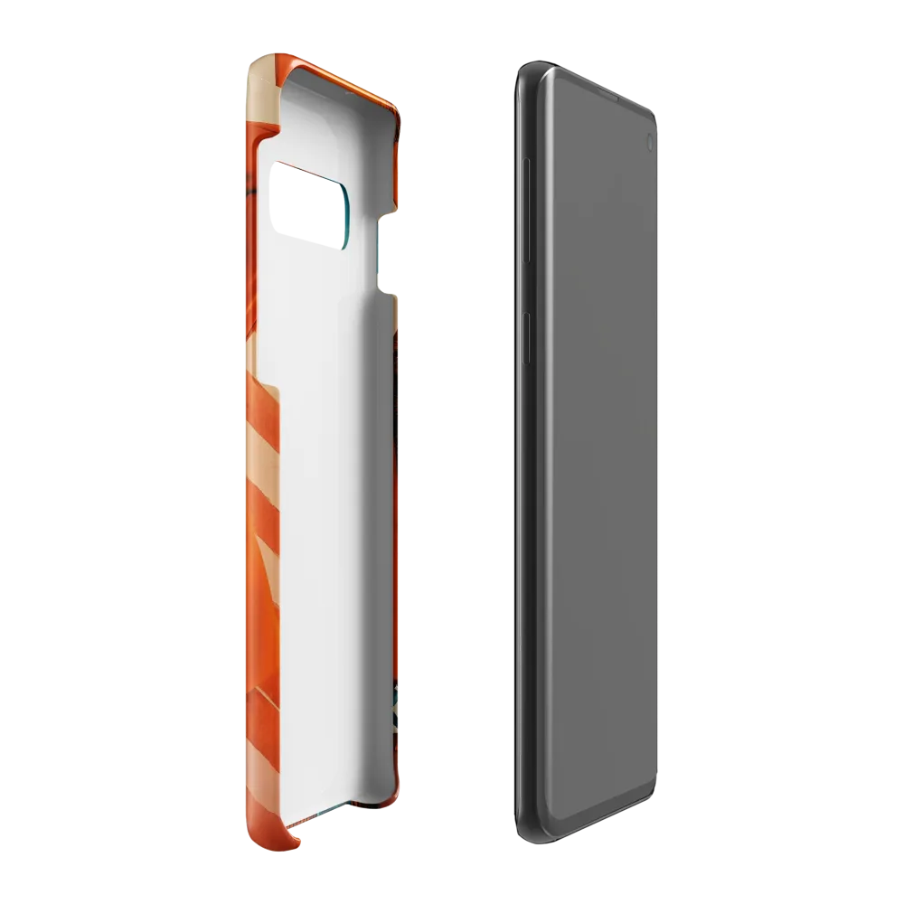 Vibrant Interplay: A Fusion of Fashion and Nature | Phone Case |  S10 Plus | Snap Case | Glossy