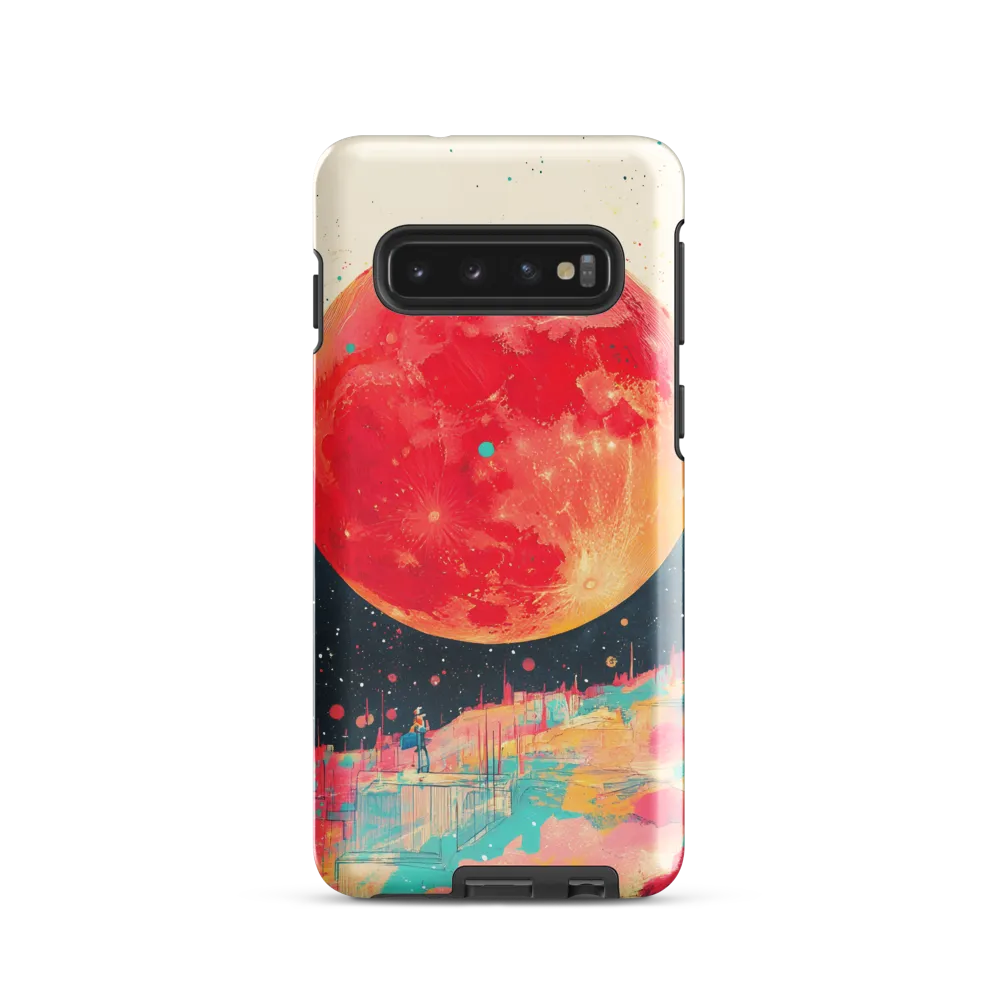 Crimson Dreams: A Lunar Exploration
