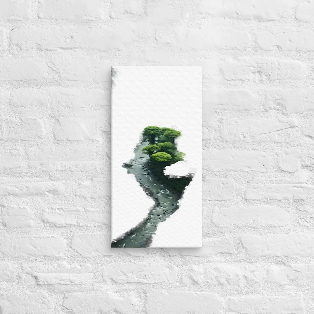 Whispers of the Green River | Canvas | 10″×20″