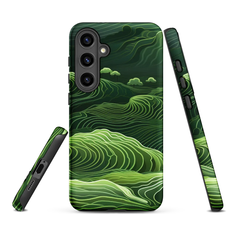 Whispers of Green Hills | Phone Case |  S24 Plus | Tough Case | Matte