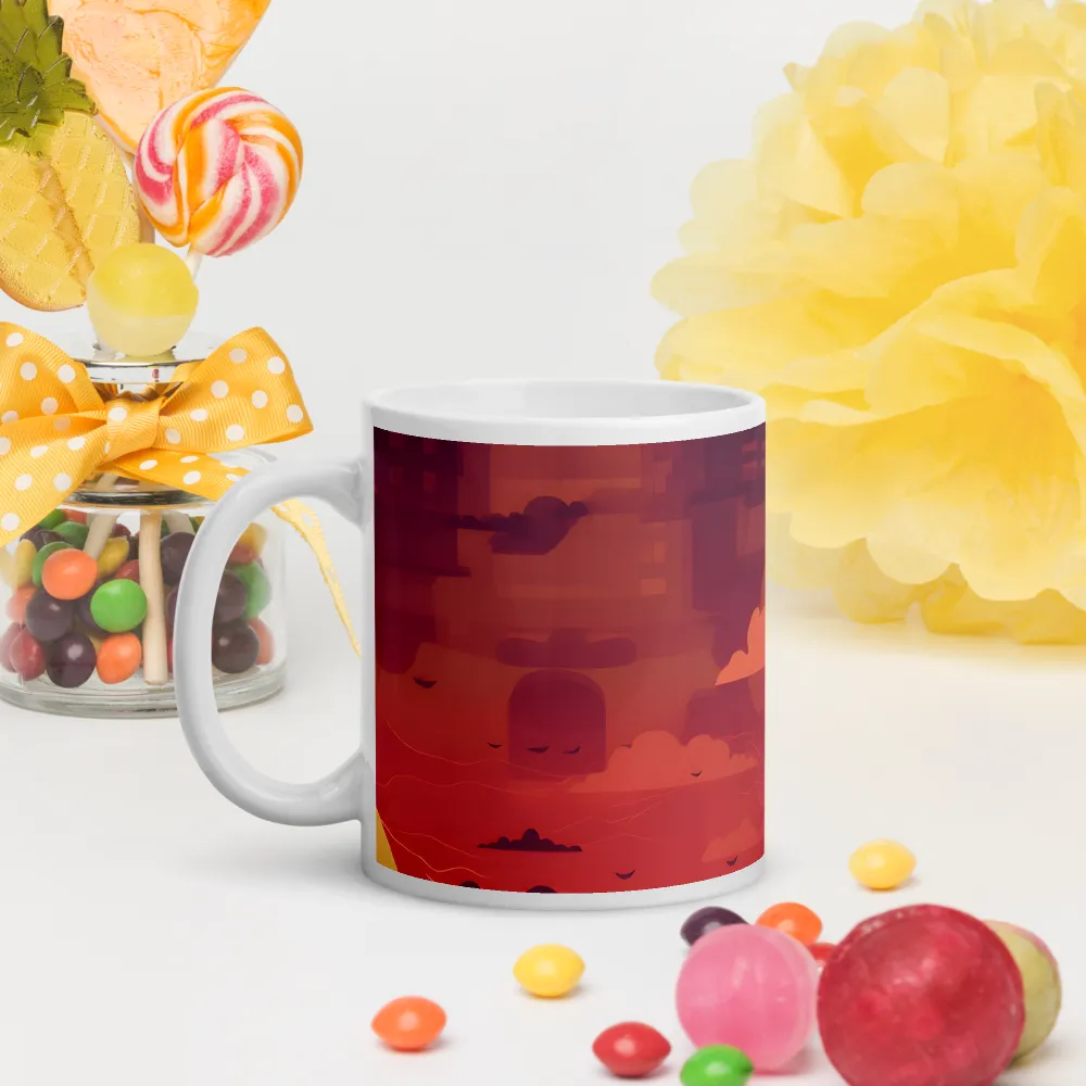 Serene Sunset Cityscape | Mugs | Multiple Sizes & Colors