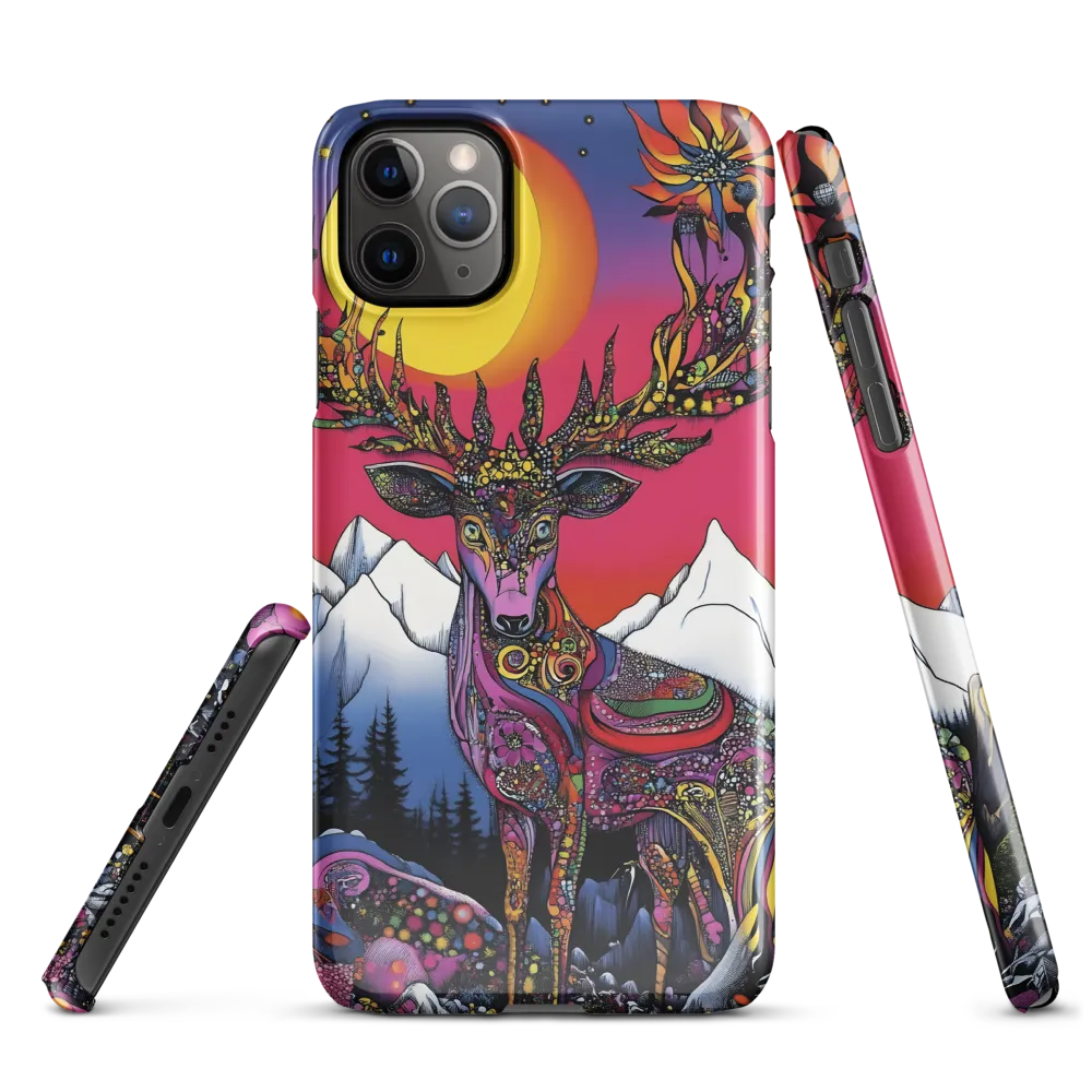 Mystical Majesty of the Psychedelic Deer | Phone Case |  11 Pro Max | Snap Case | Glossy