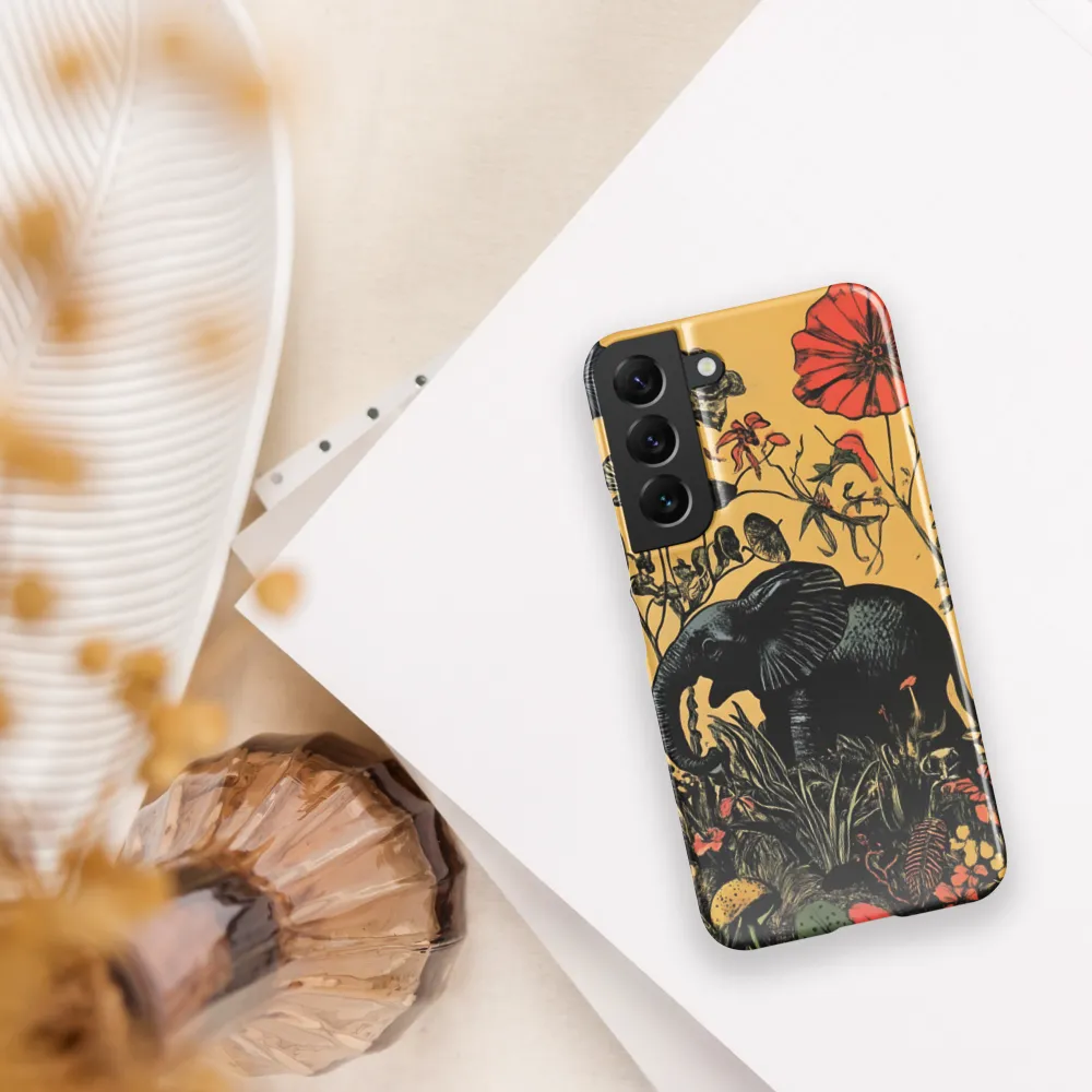 Floral Majesty: The Elephant's Sanctuary