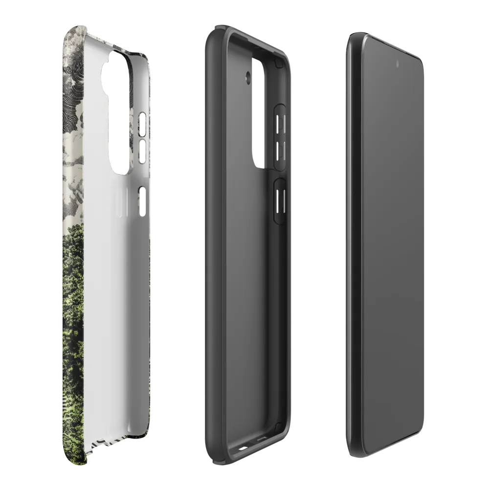 Waves of Serenity | Phone Case |  S21 Plus | Tough Case | Matte