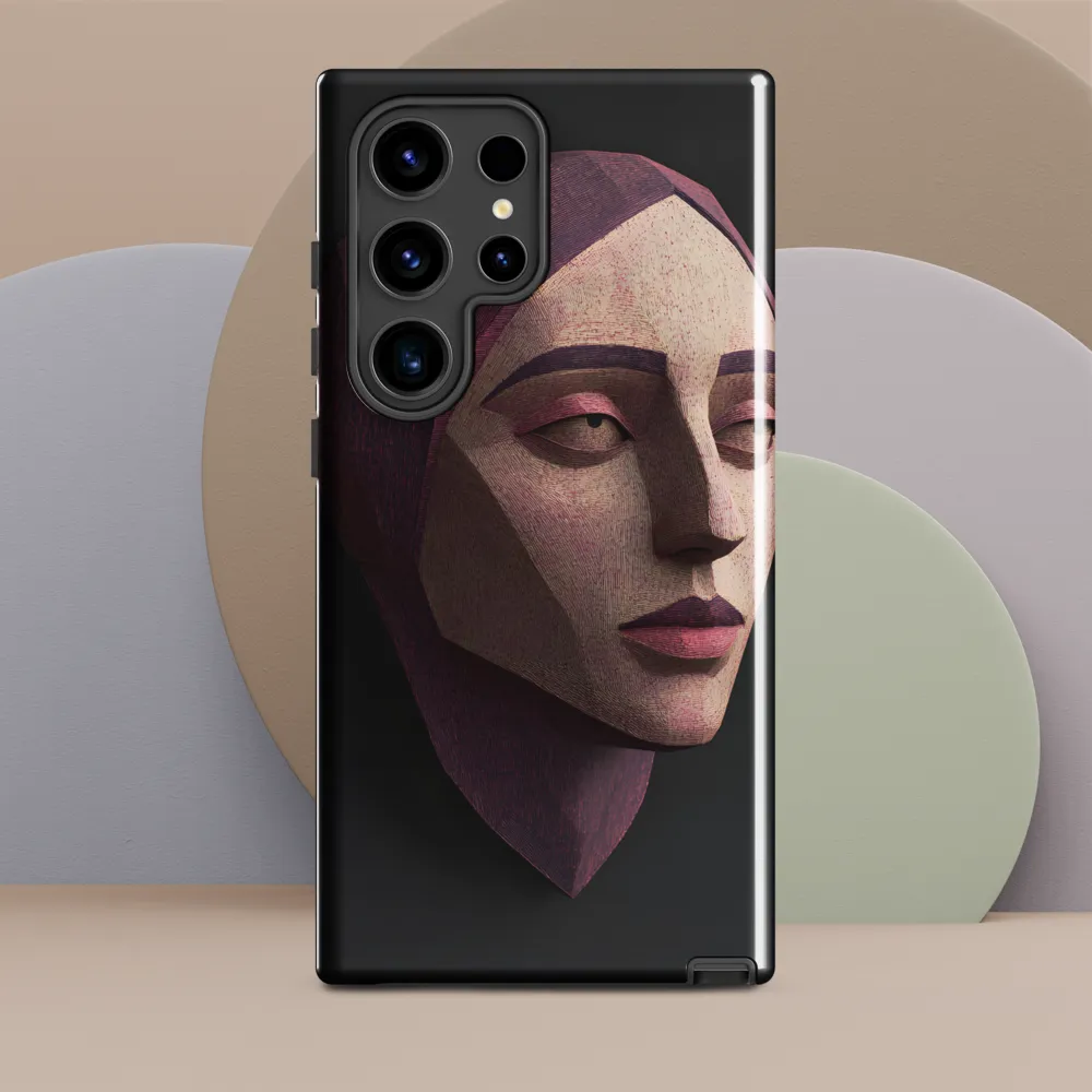 Geometric Elegance: A Contemporary Portrait