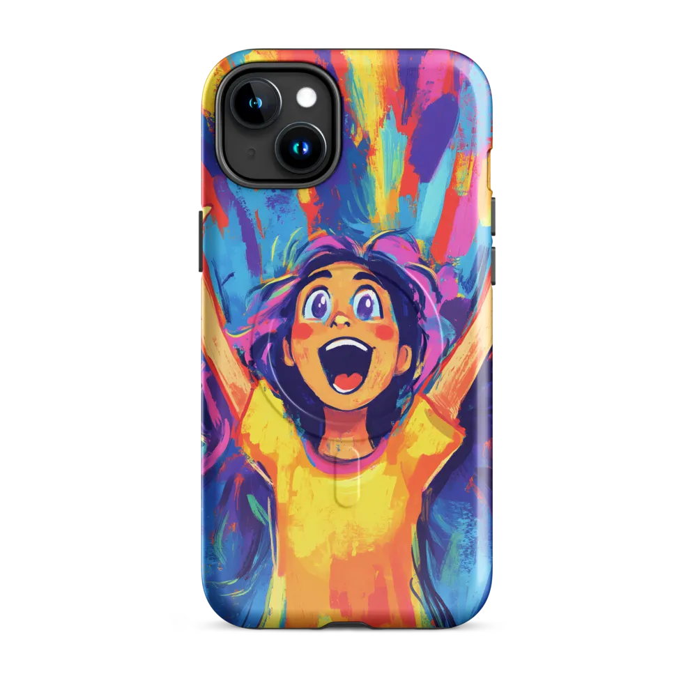 Burst of Joy | Phone Case |  15 Plus | MagSafe® Tough Case | Glossy