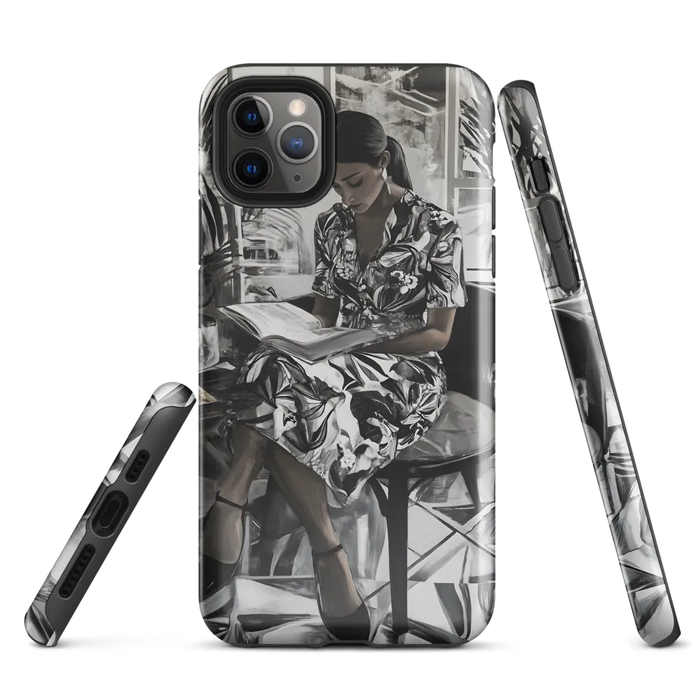 Serenity in Black and White | Phone Case |  11 Pro Max | Tough Case | Glossy