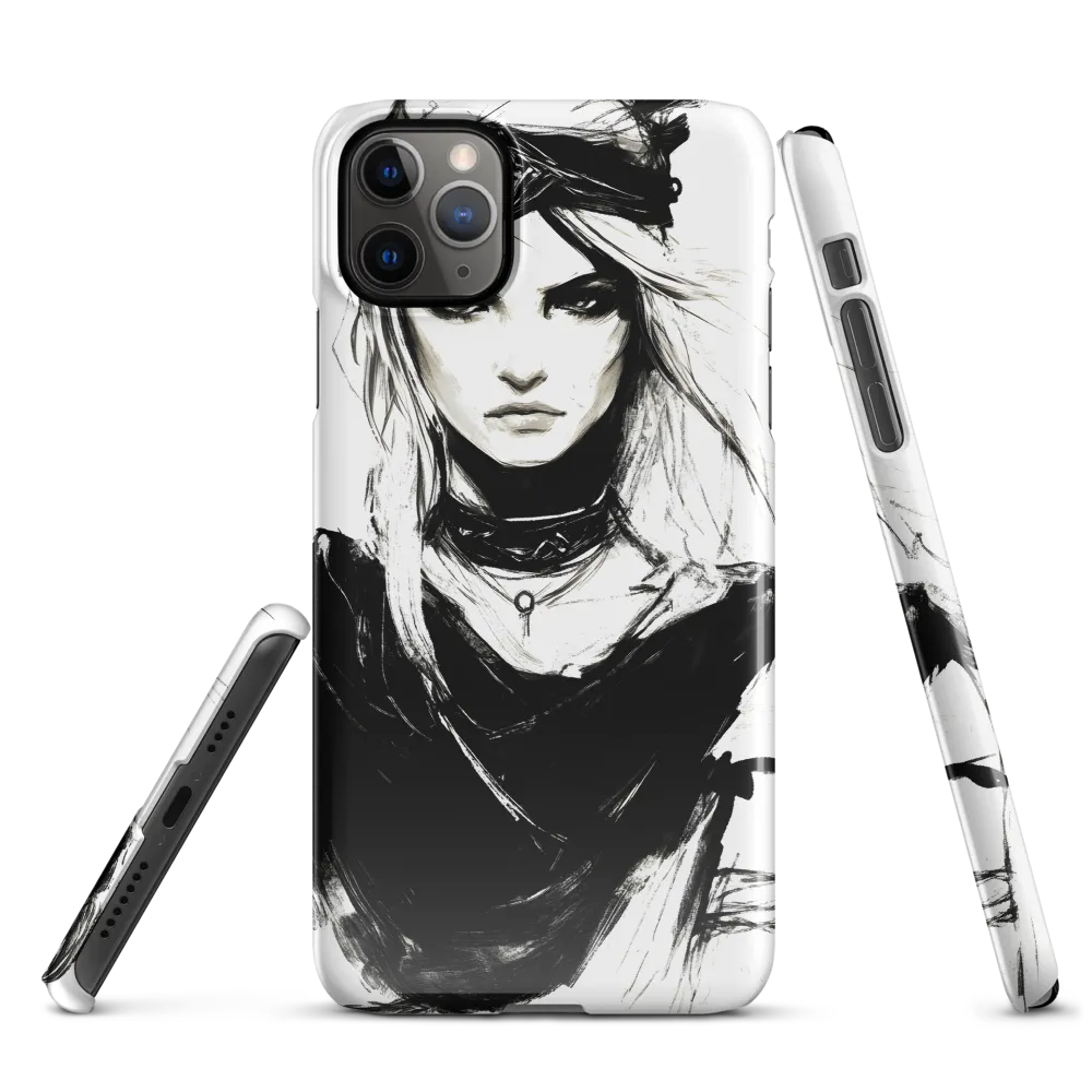 Intense Femininity in Monochrome | Phone Case |  11 Pro Max | Snap Case | Glossy