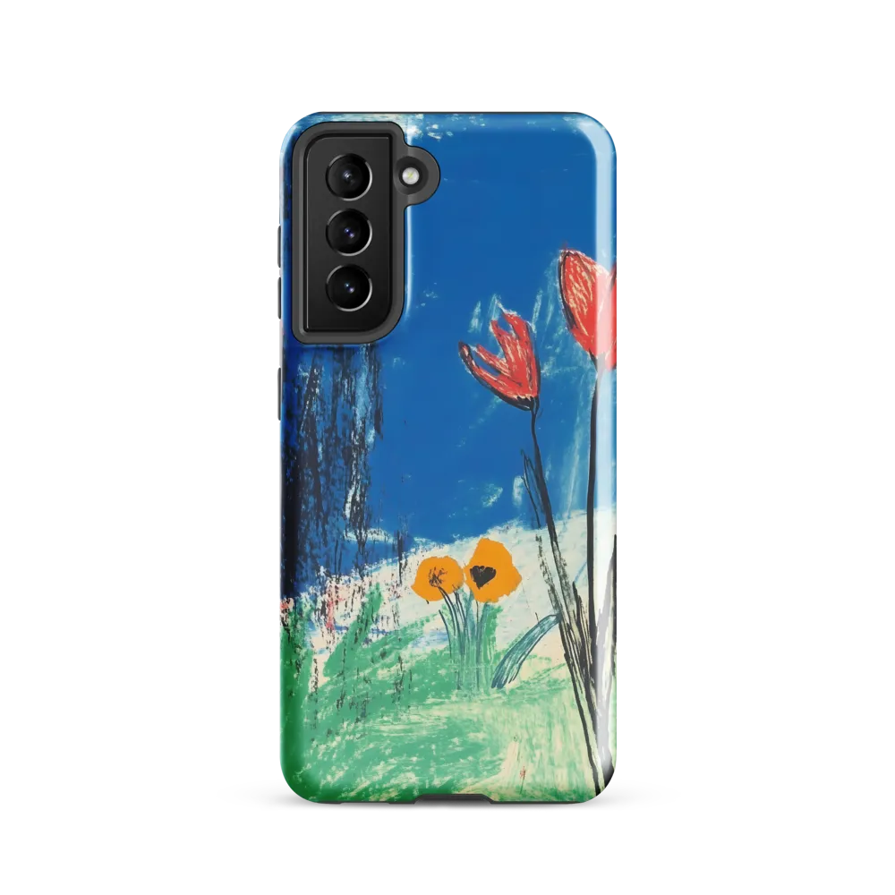 Joyful Blossoms in Blue
