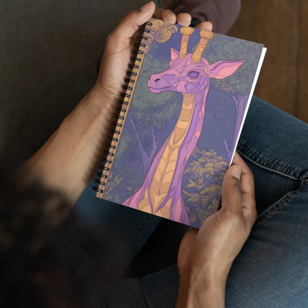 The Ethereal Giraffe | Spiral Notebook