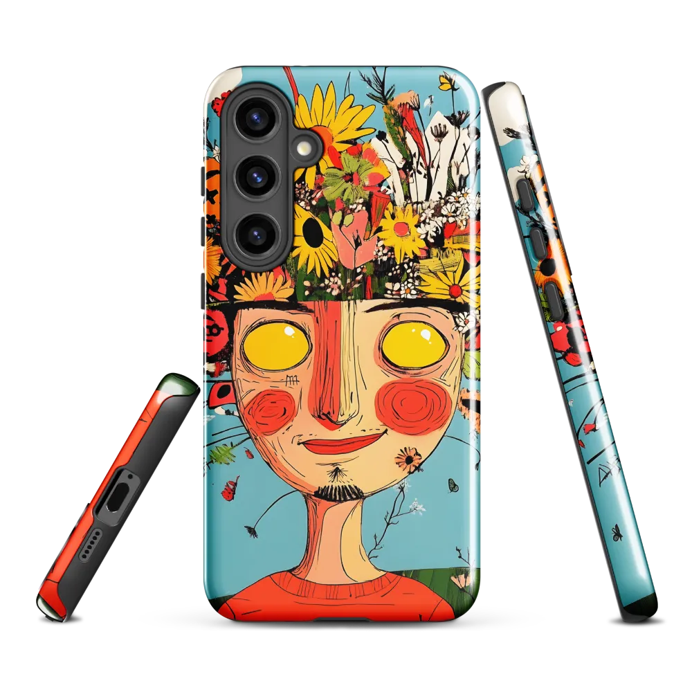 Whimsical Bloom | Phone Case |  S24 Plus | Tough Case | Glossy