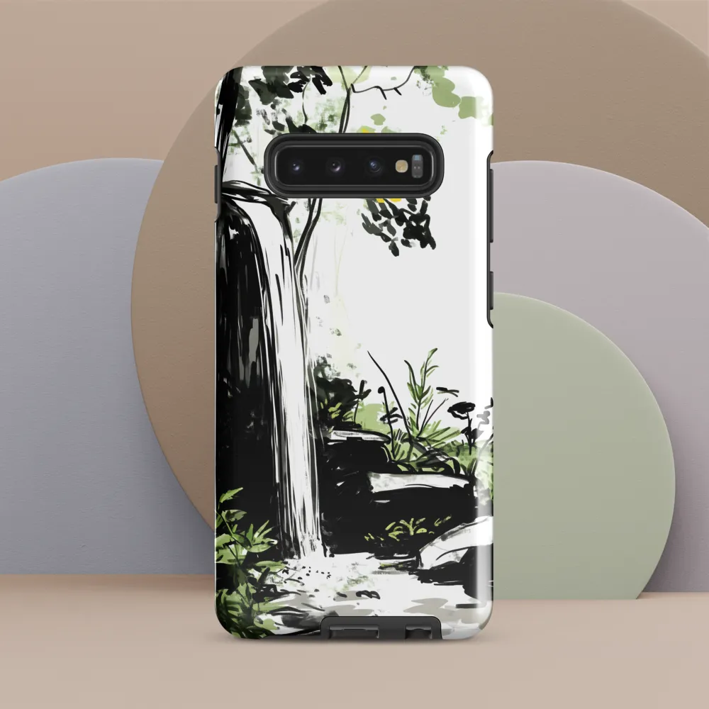 Tranquil Cascade | Phone Case |  S10 Plus | Tough Case | Glossy