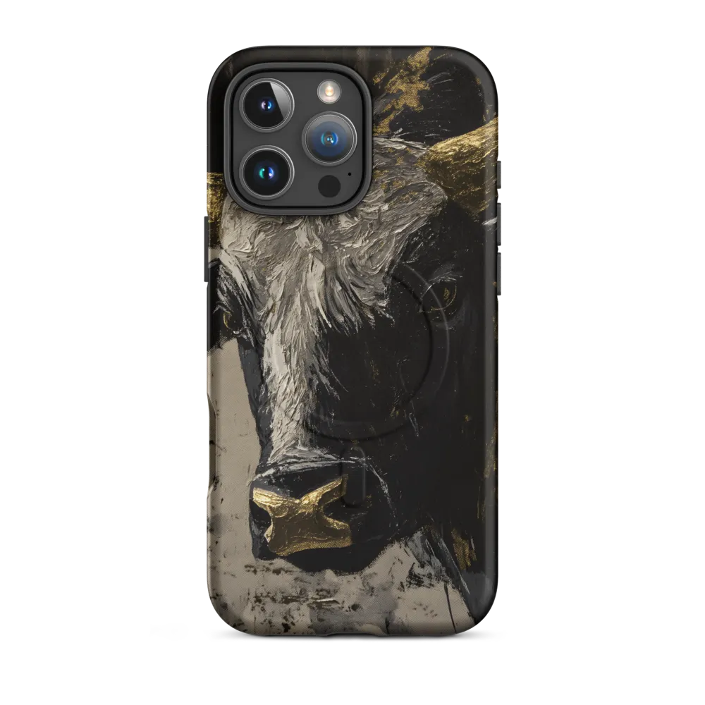 Majestic Bull: The Power in Black and Gold