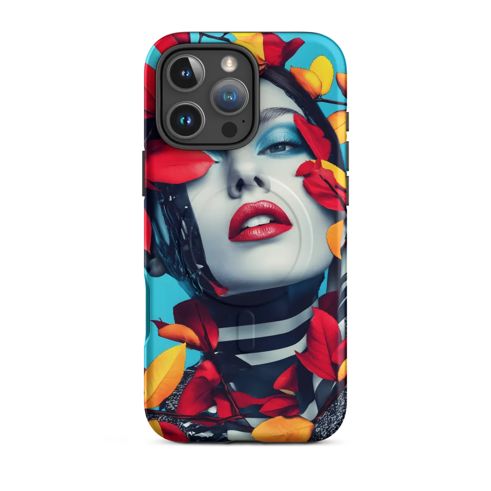 Futuristic Fusion: Nature Meets Technology | Phone Case |  16 Pro Max | MagSafe® Tough Case | Matte