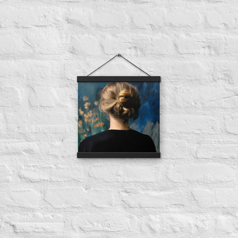 Whispers of Tranquility | Poster With Black Wood Hanger | 12″×12″