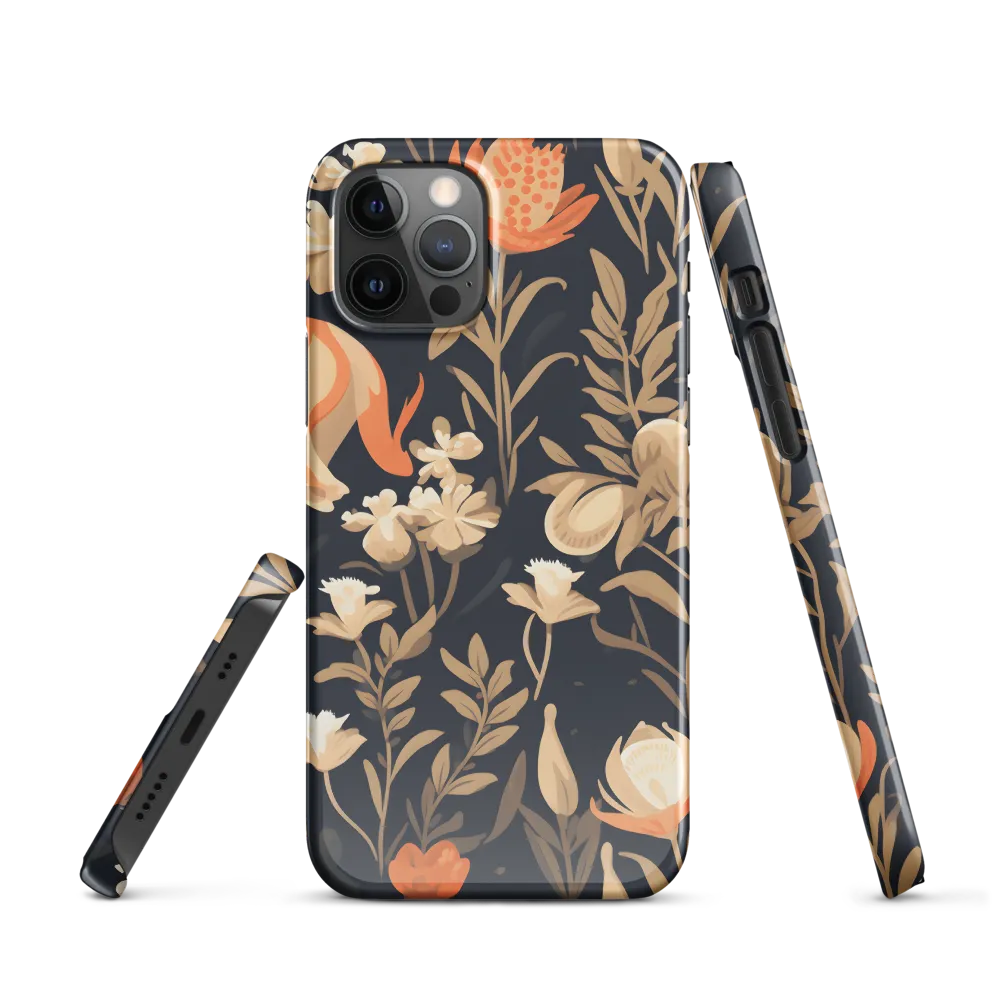 Floral Harmony: A Dance in the Dark