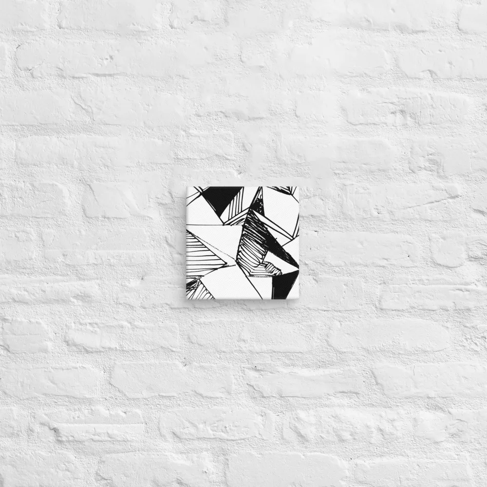 Dynamic Geometry in Ink | Canvas | 8″×8″