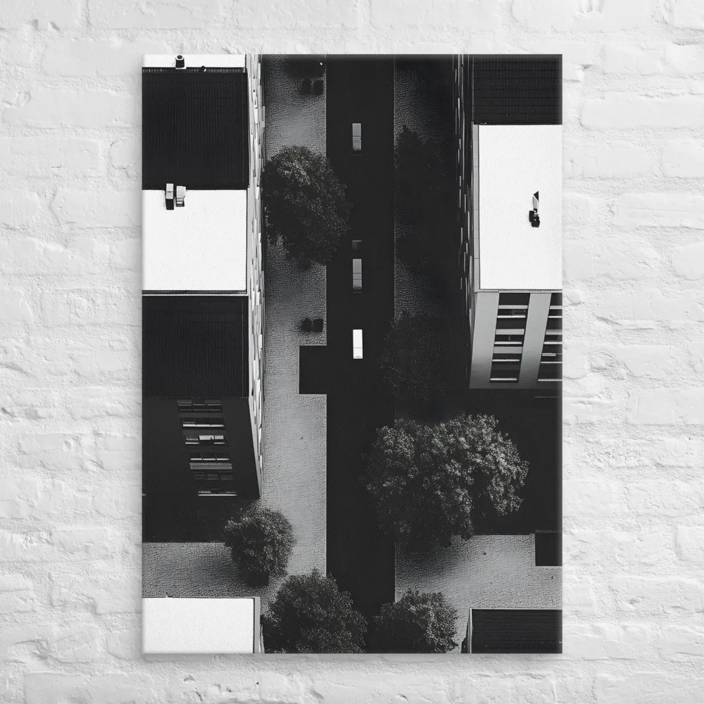 Urban Serenity from Above | Canvas | 28″×40″