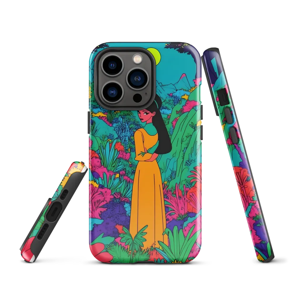 Ethereal Serenity in a Psychedelic Landscape