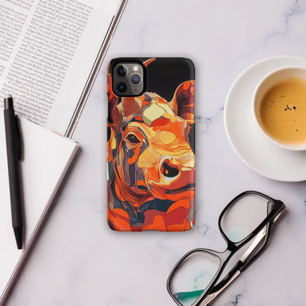 Modern Serenade: The Vibrant Cow