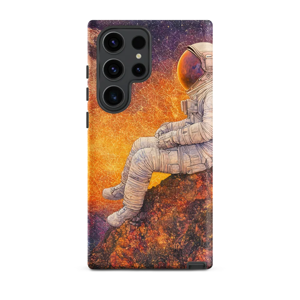 Cosmic Contemplation | Phone Case |  S23 Ultra | Tough Case | Matte