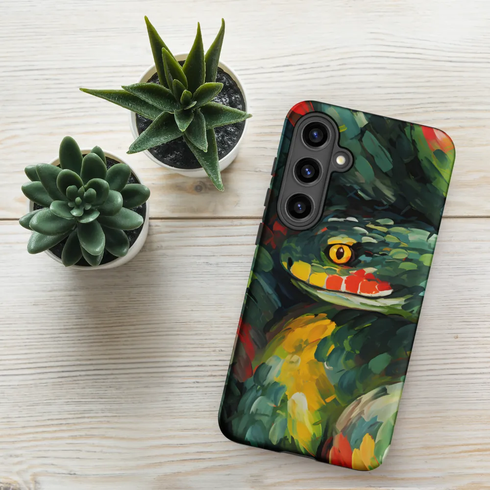 Enigmatic Coils | Phone Case |  S24 Plus | Tough Case | Matte