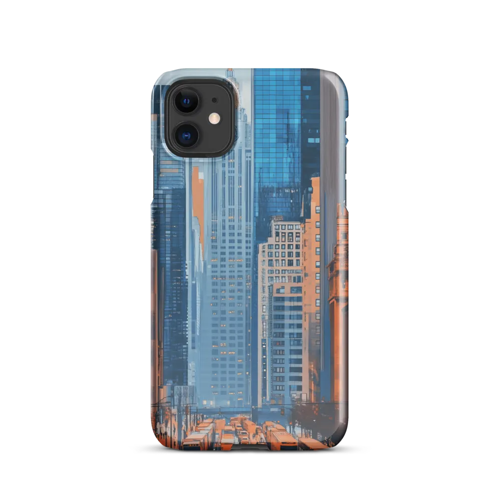 Urban Symphony in Blue and Orange