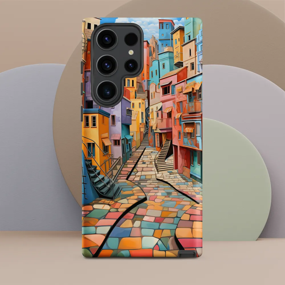 Vibrant Cityscape: A Kaleidoscope of Colors
