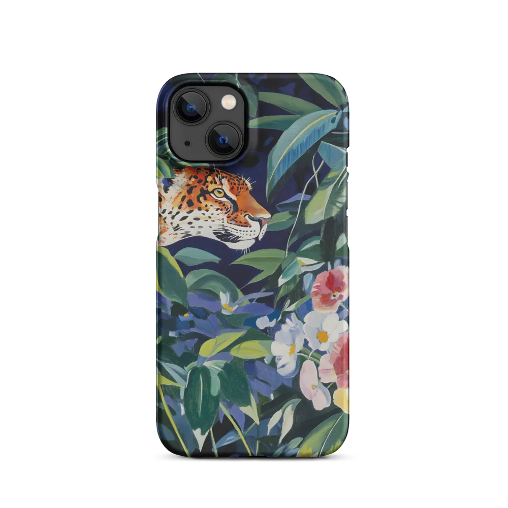 Hidden Majesty: The Jaguar Amongst Tropical Splendor | Phone Case |  13 | Snap Case | Matte