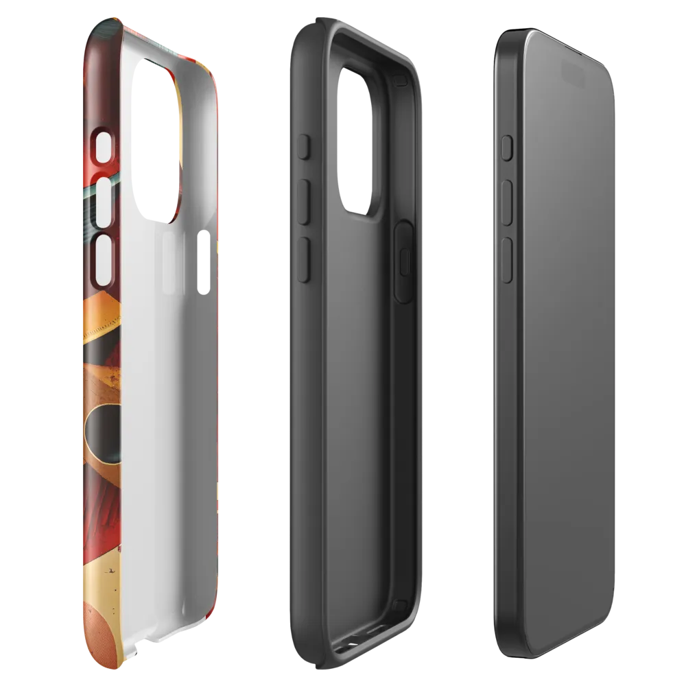 Geometric Harmony | Phone Case |  15 Pro Max | Tough Case | Glossy