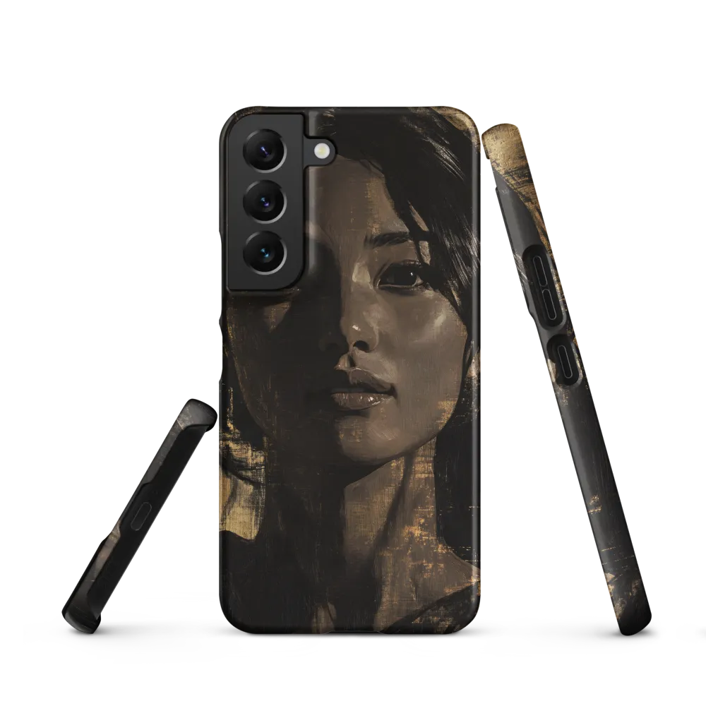 Golden Gaze: A Contemporary Portrait