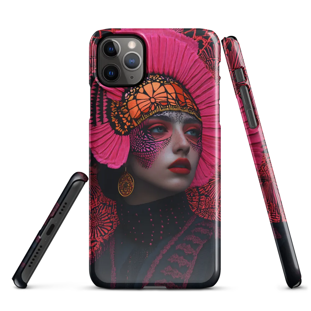 Bold Elegance: A Contemporary Portrait | Phone Case |  11 Pro Max | Snap Case | Glossy