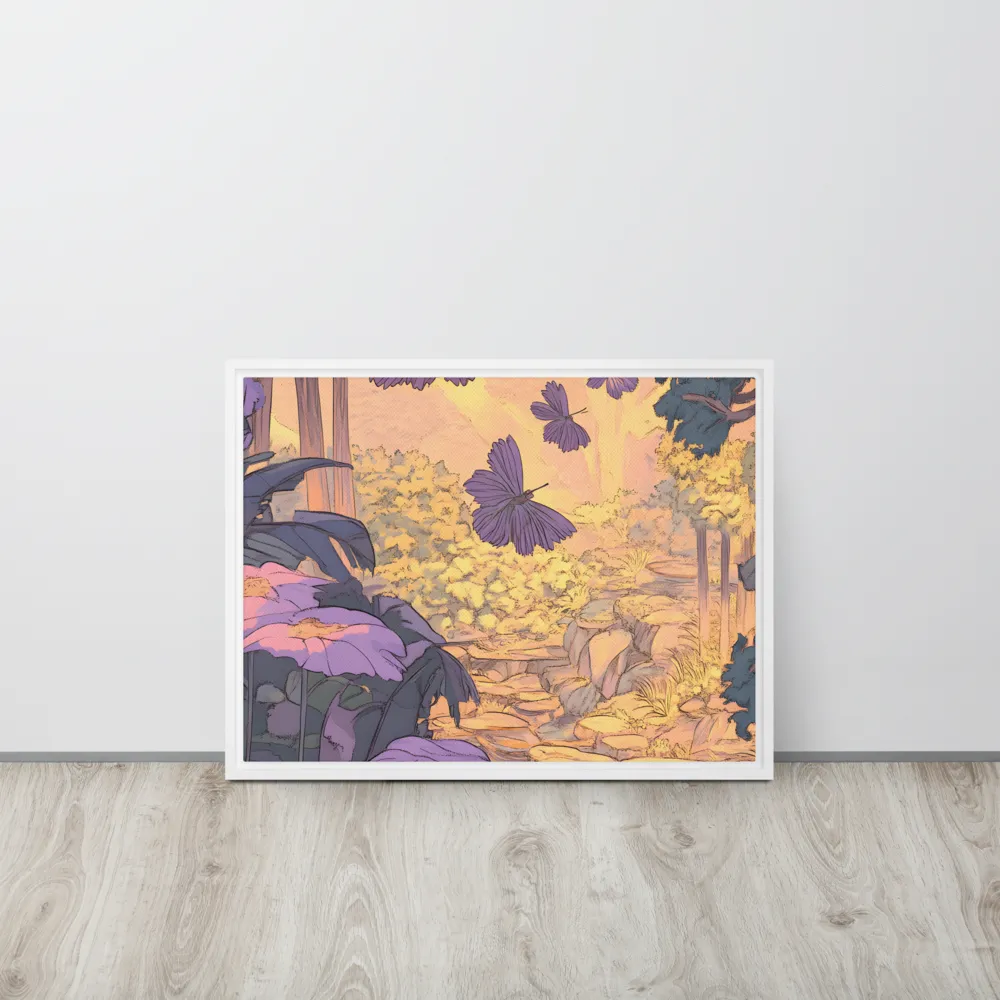 A Serene Dance of Butterflies | Art Print