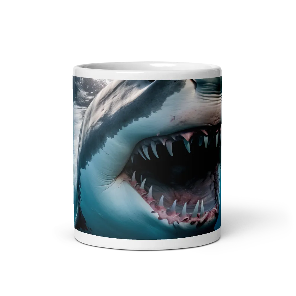 Majesty of the Ocean: The Great White Shark | Mugs | Multiple Sizes & Colors