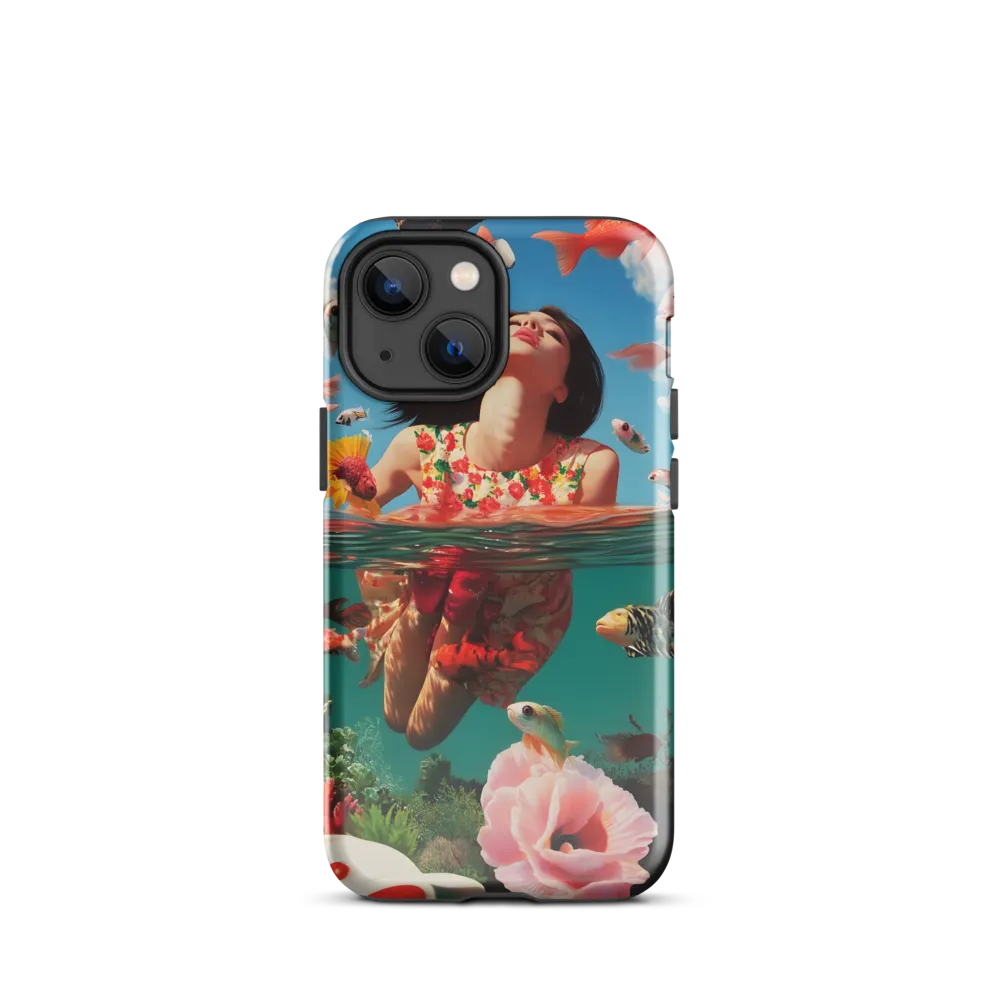 Submerged Harmony | Phone Case |  13 mini | Tough Case | Glossy