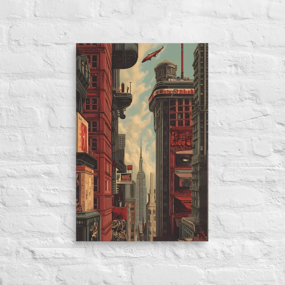 A Glimpse of Tomorrow: Urban Ambition | Canvas | 16″×24″