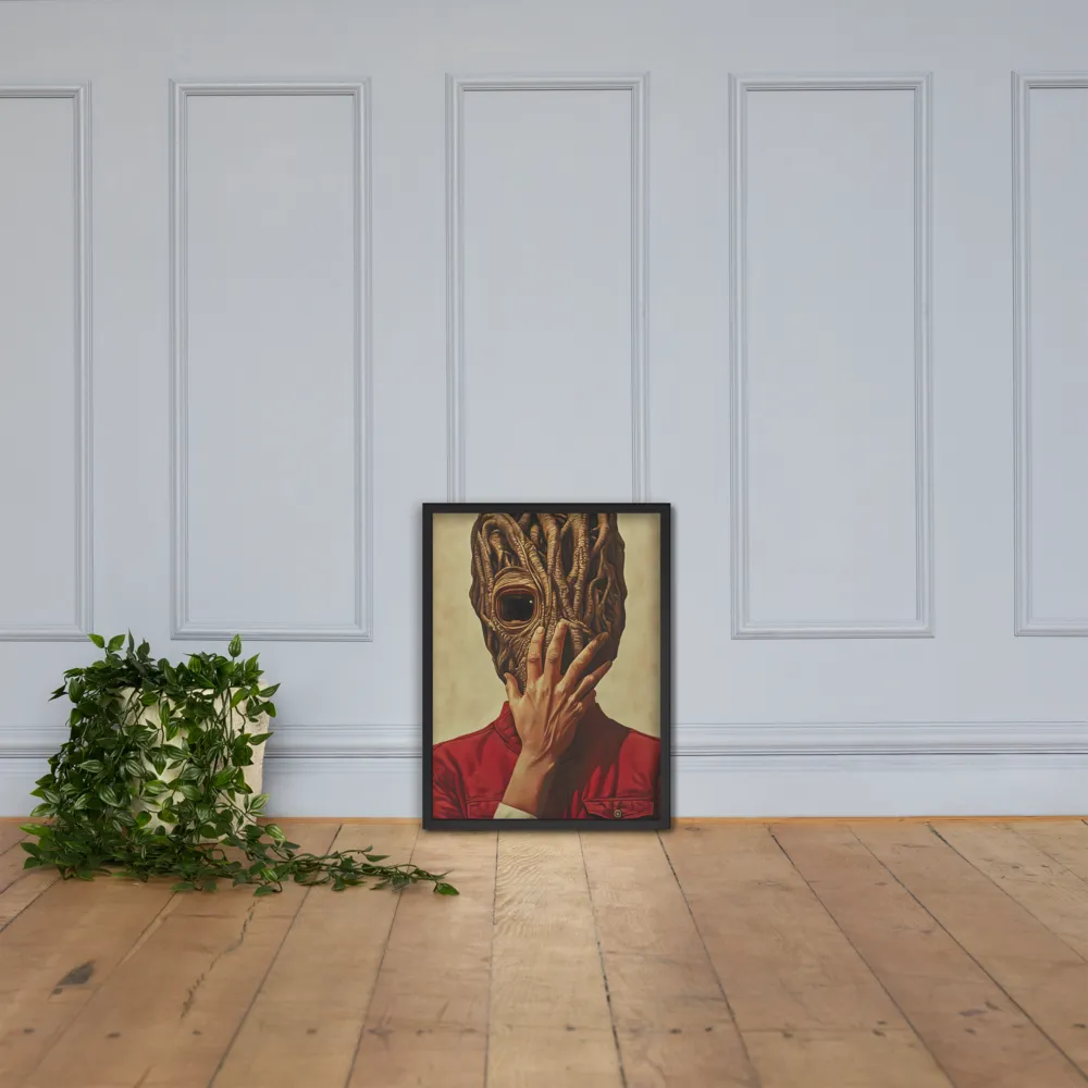 The Mask of Roots | Poster with Black Frame | 18″×24″