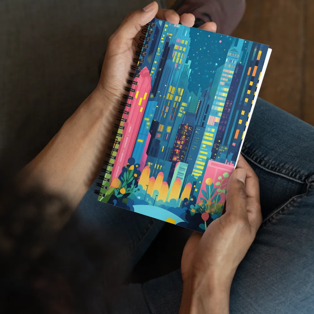 City of Dreams: A Multicolored Oasis | Spiral Notebook