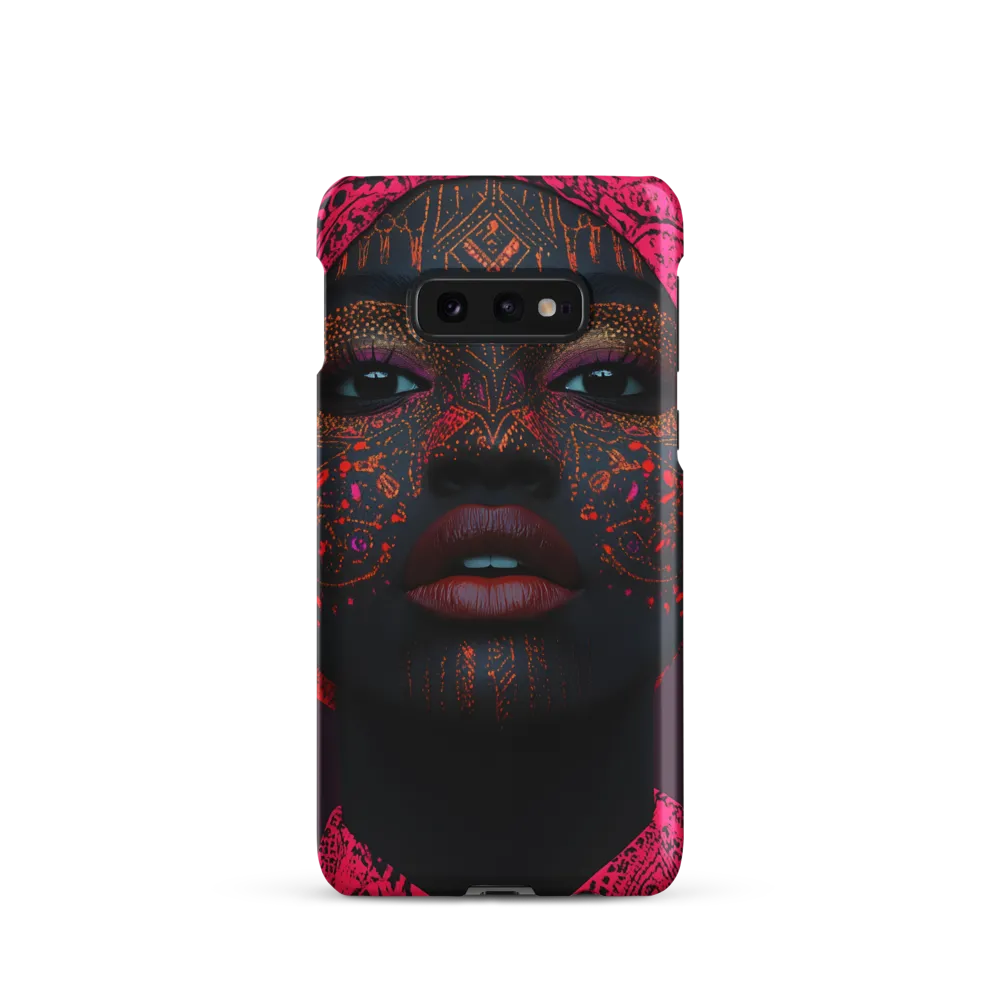 Neon Adornments: A Portrait of Cultural Expression