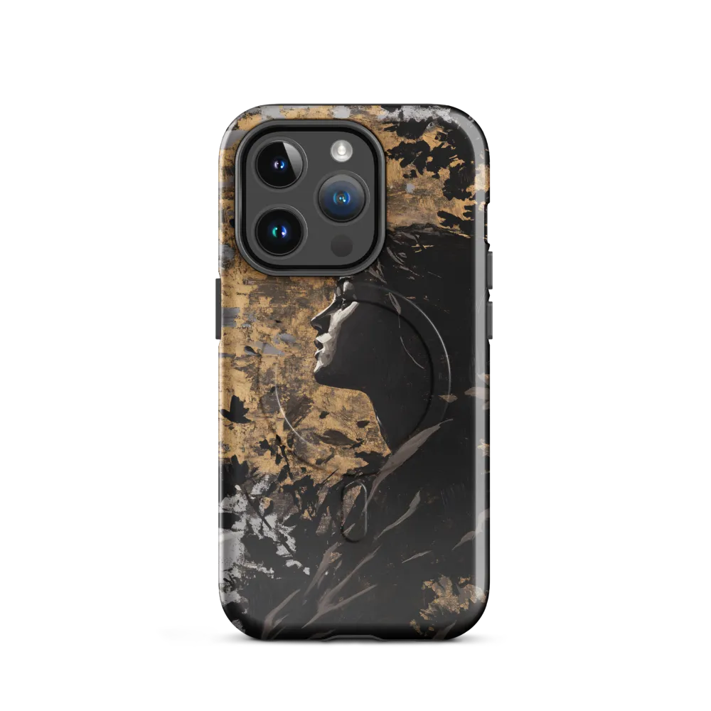 Profile with Butterflies on Gilded Ground