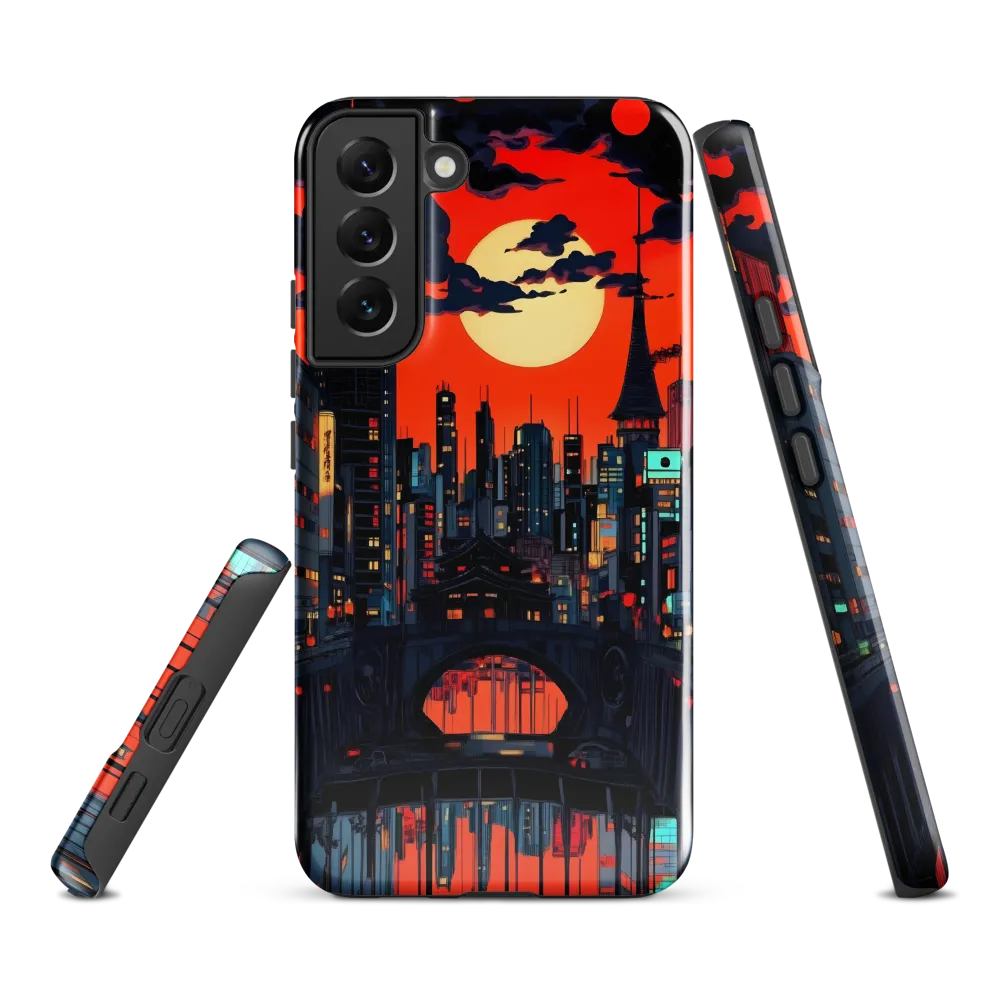 Nightfall in a Neon City