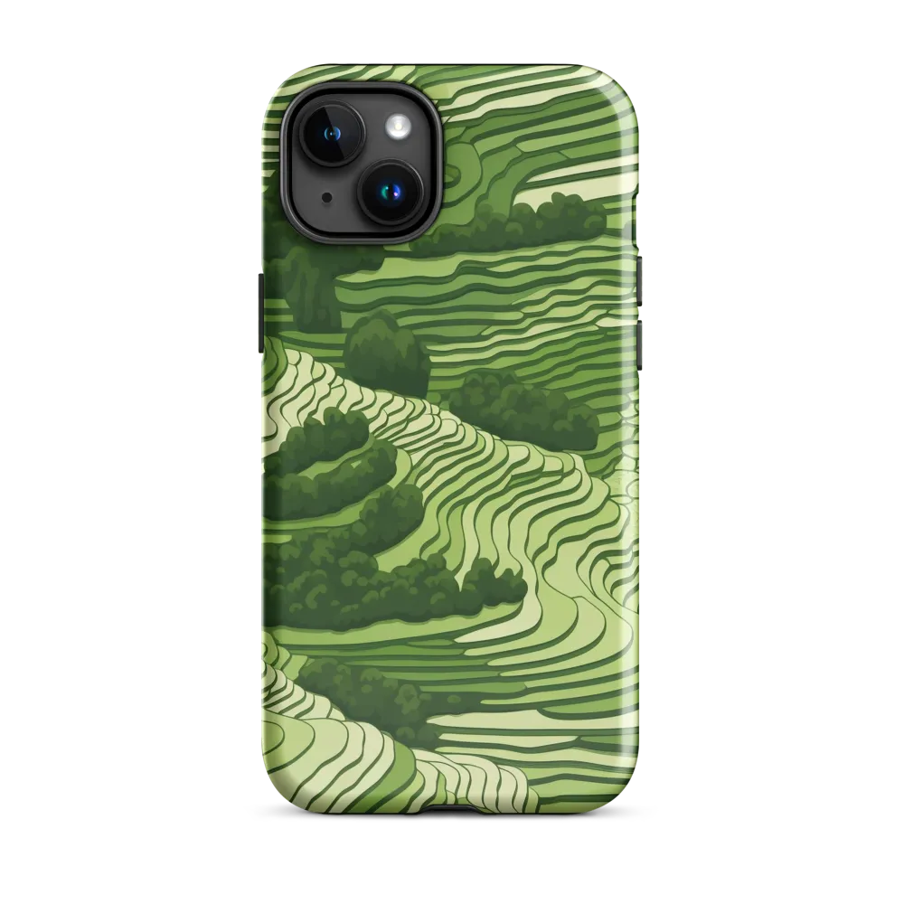 Waves of Green: An Abstract Landscape