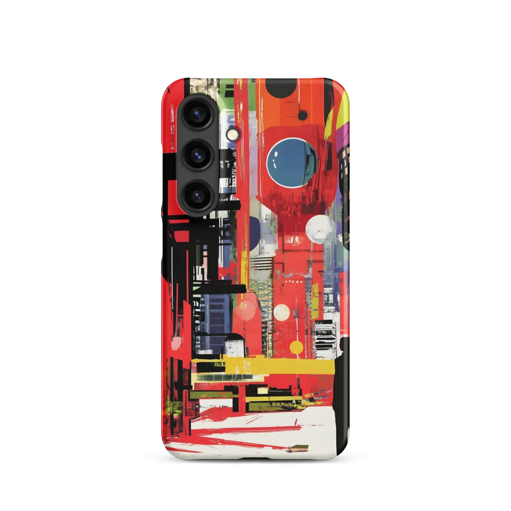 Urban Echoes: A Futuristic Reverie | Phone Case |  S24 | Snap Case | Matte