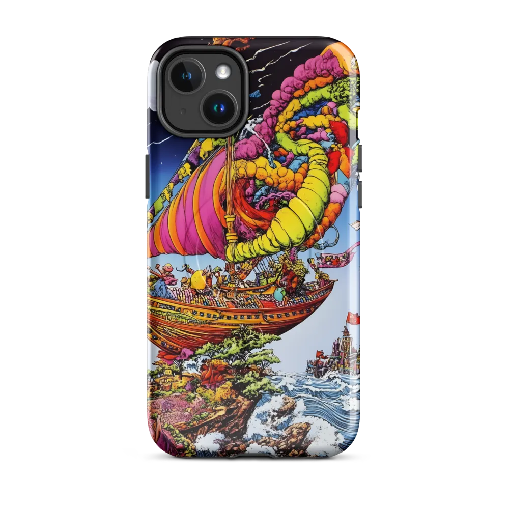 Voyage of Whimsy: A Surreal Sailor's Dream | Phone Case |  14 Plus | MagSafe® Tough Case | Glossy
