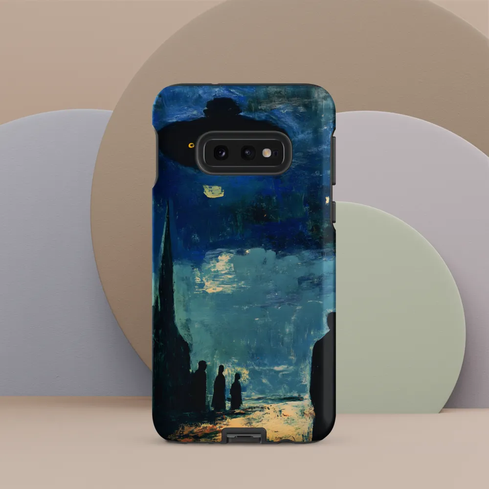 Enigmatic Encounter: A Surrealist UFO Landscape