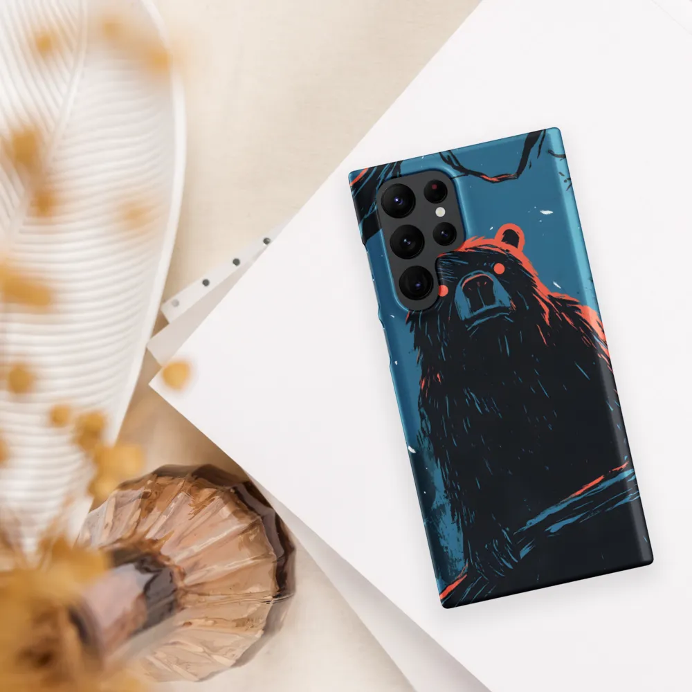 Eerie Majesty: A Bear in the Night