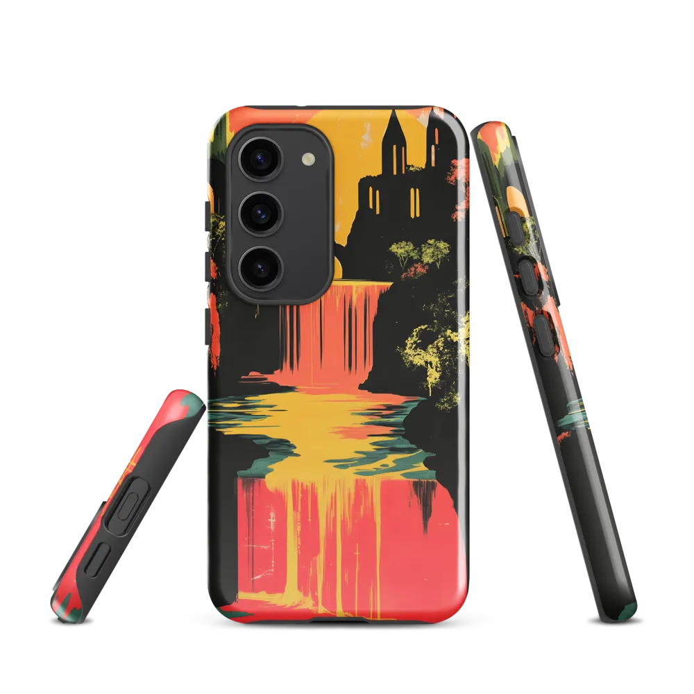 Elysian Echoes: A Surreal Reflections | Phone Case |  S23 | Tough Case | Glossy