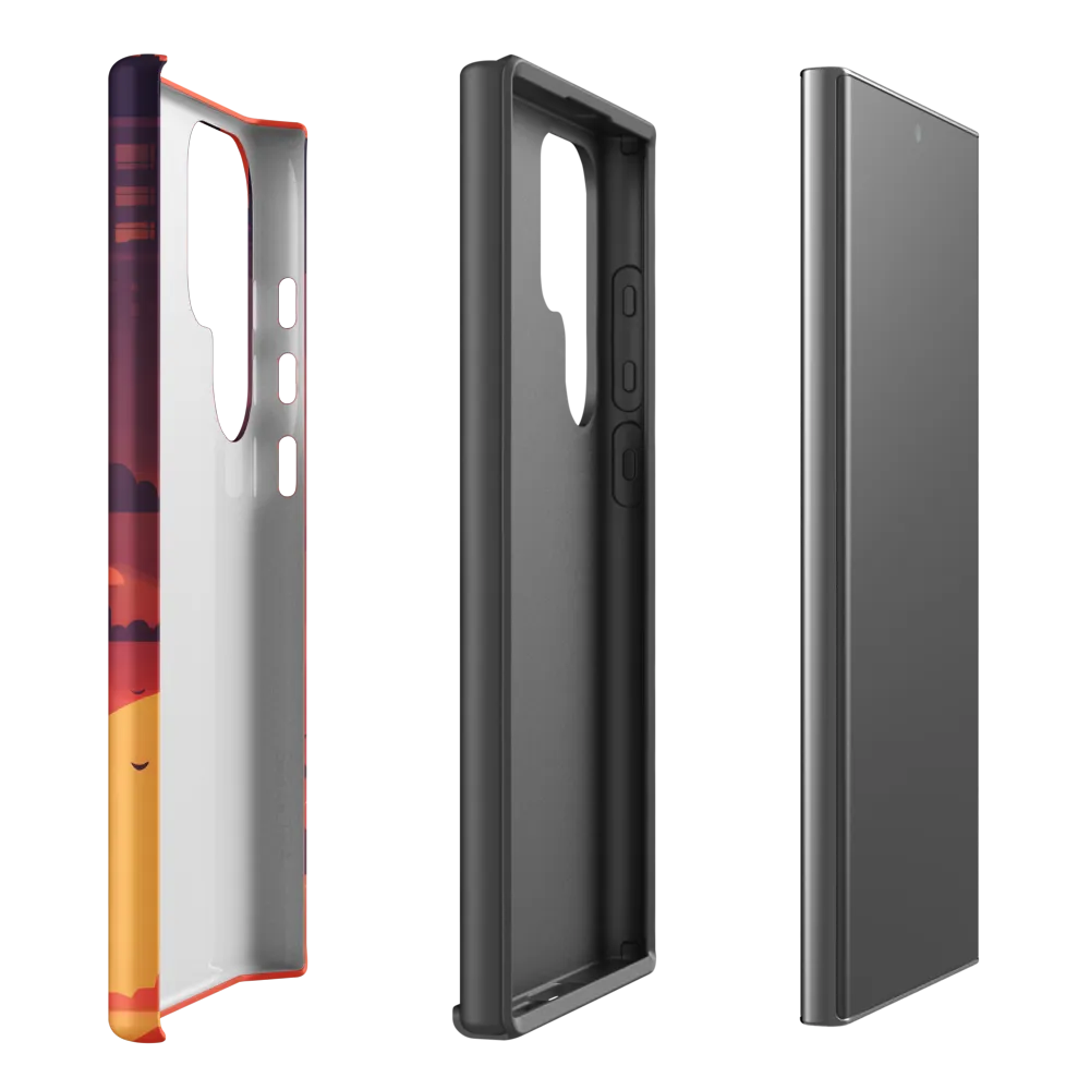 Urban Dusk: A Symphony of Cityscapes | Phone Case |  S23 Ultra | Tough Case | Matte